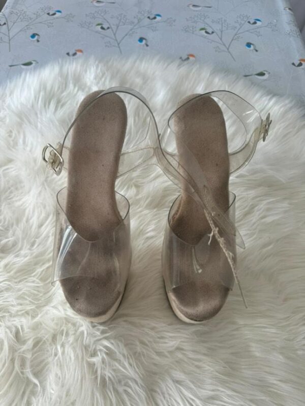 Extremely Filthy Worn 8-Inch Glitter Pleasers – A Seductive Keepsake - Image 4